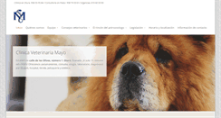 Desktop Screenshot of clinicaveterinariamayo.com