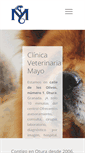 Mobile Screenshot of clinicaveterinariamayo.com
